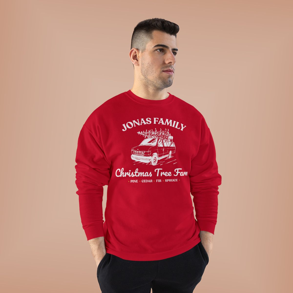 Jonas Family Christmas Tree Farm Crewneck
