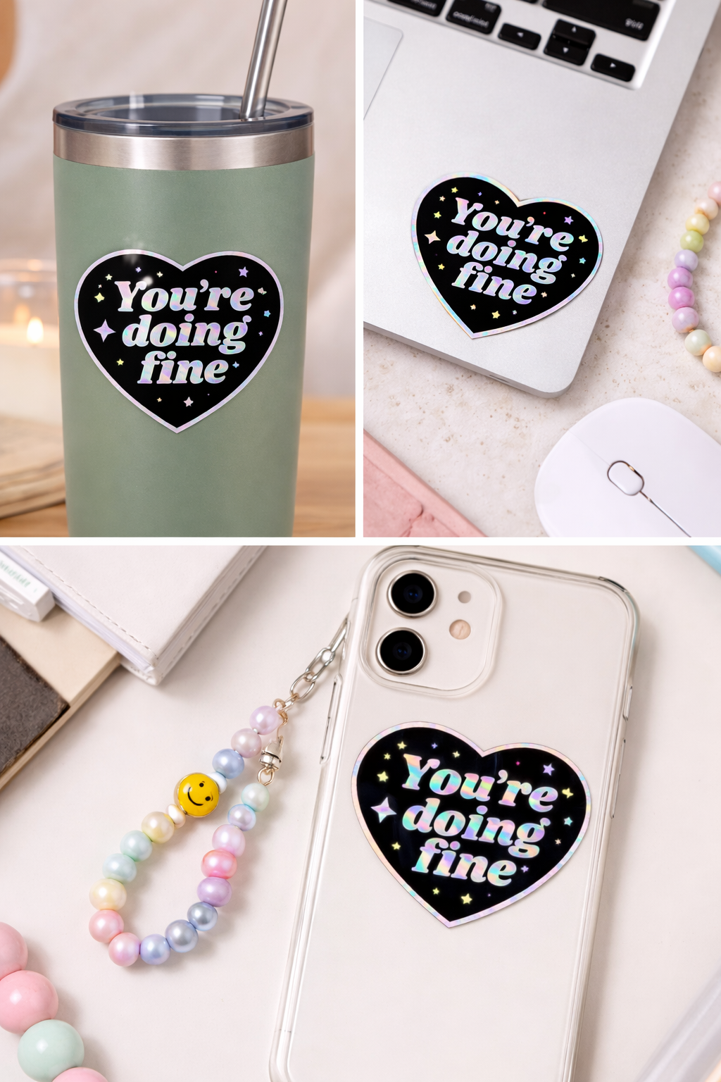 You're Doing Fine Keychain