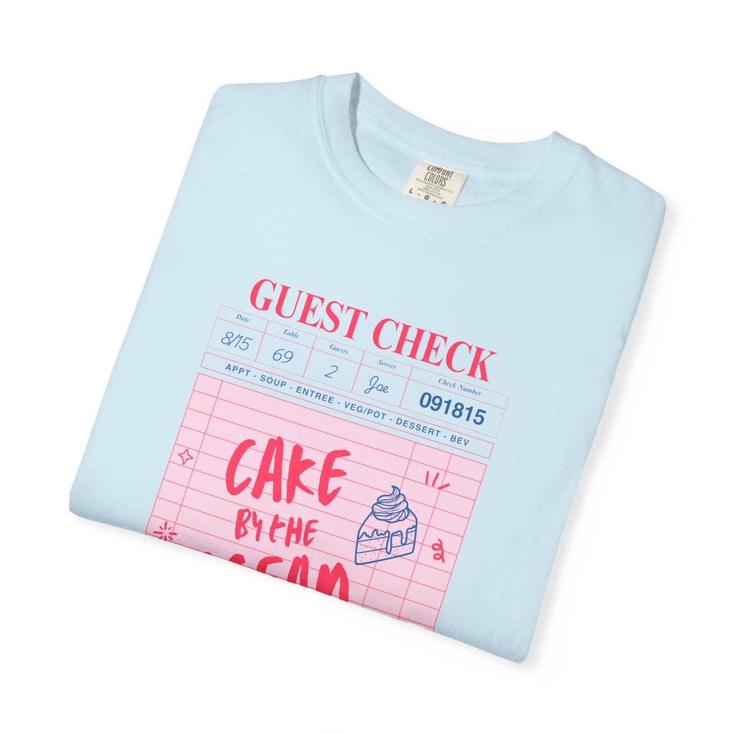 Cake By The Ocean Check Tee
