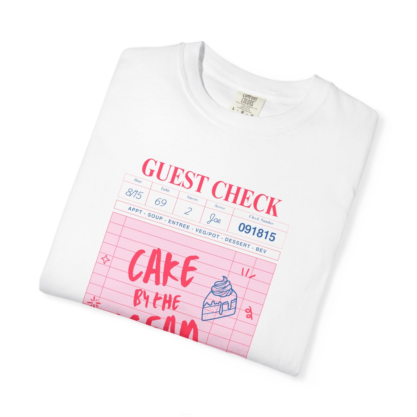 Cake By The Ocean Check Tee