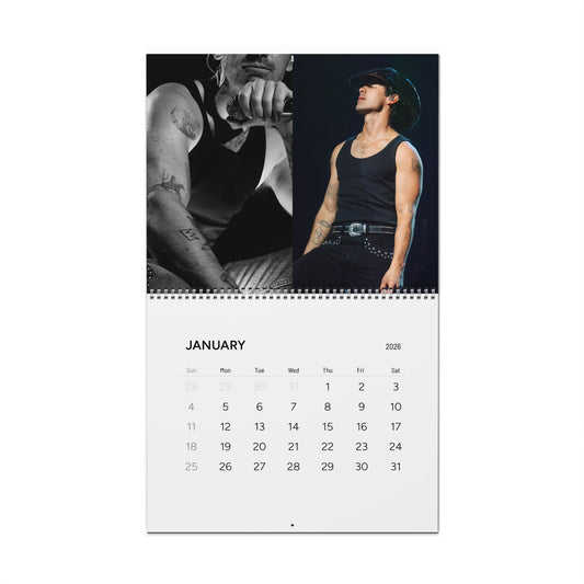 Joe Jonas 2026 Wall Calendar