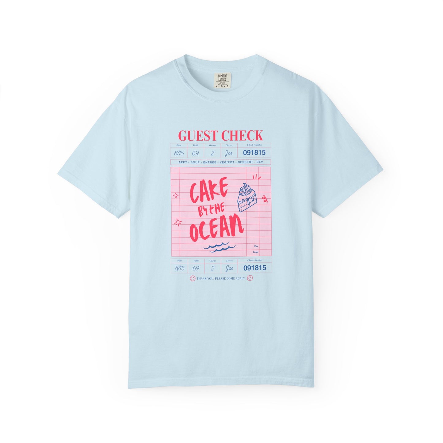 Cake By The Ocean Check Tee