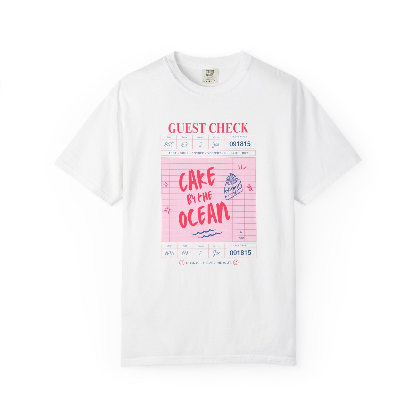 Cake By The Ocean Check Tee