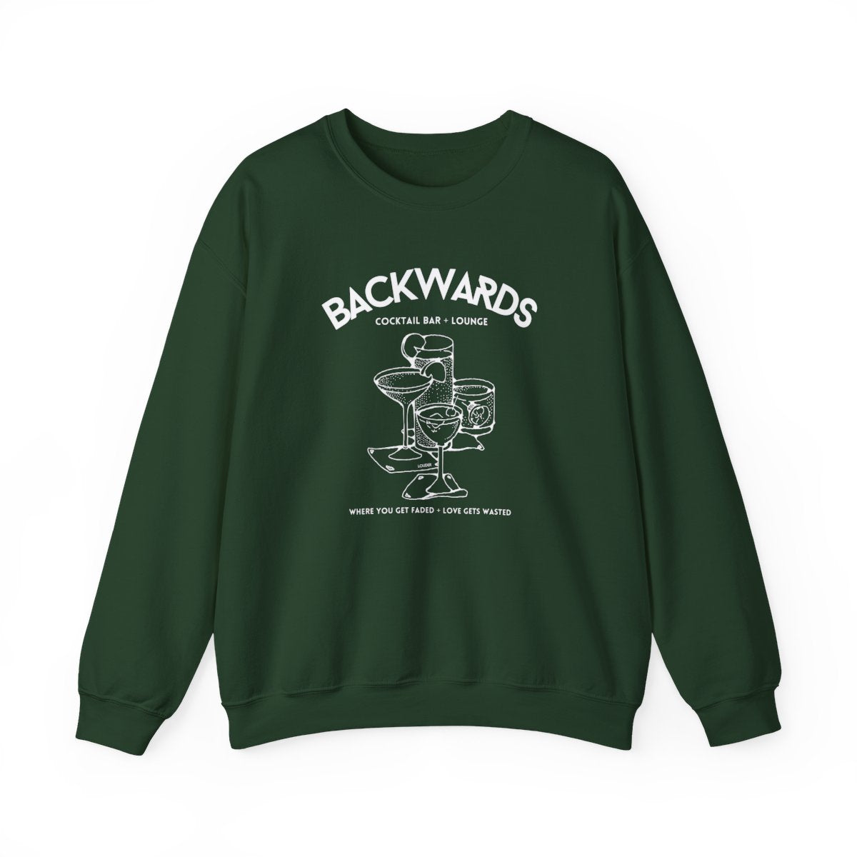 Backwards Cocktail Bar & Lounge Crewneck — Limited Edition