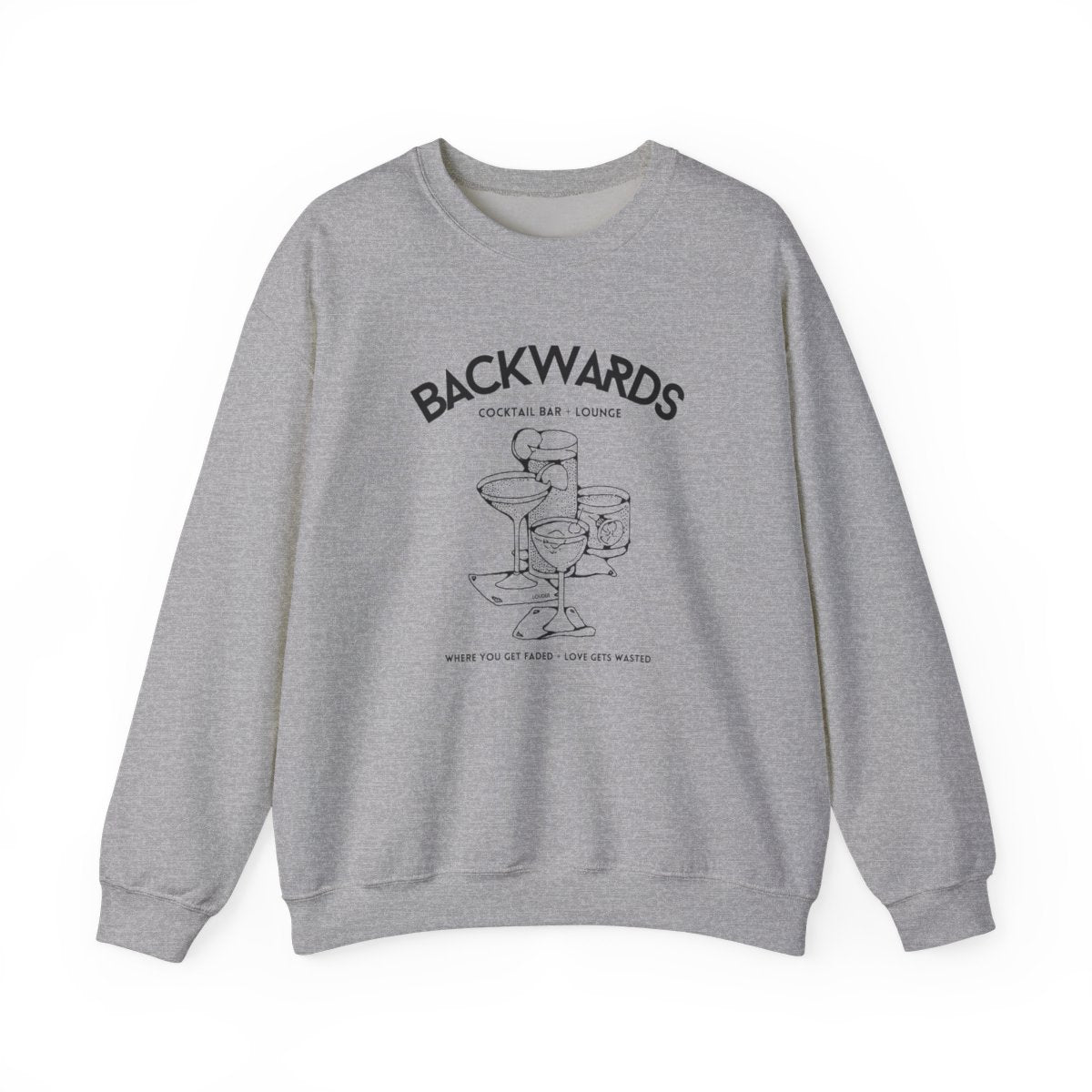 Backwards Cocktail Bar & Lounge Crewneck — Limited Edition