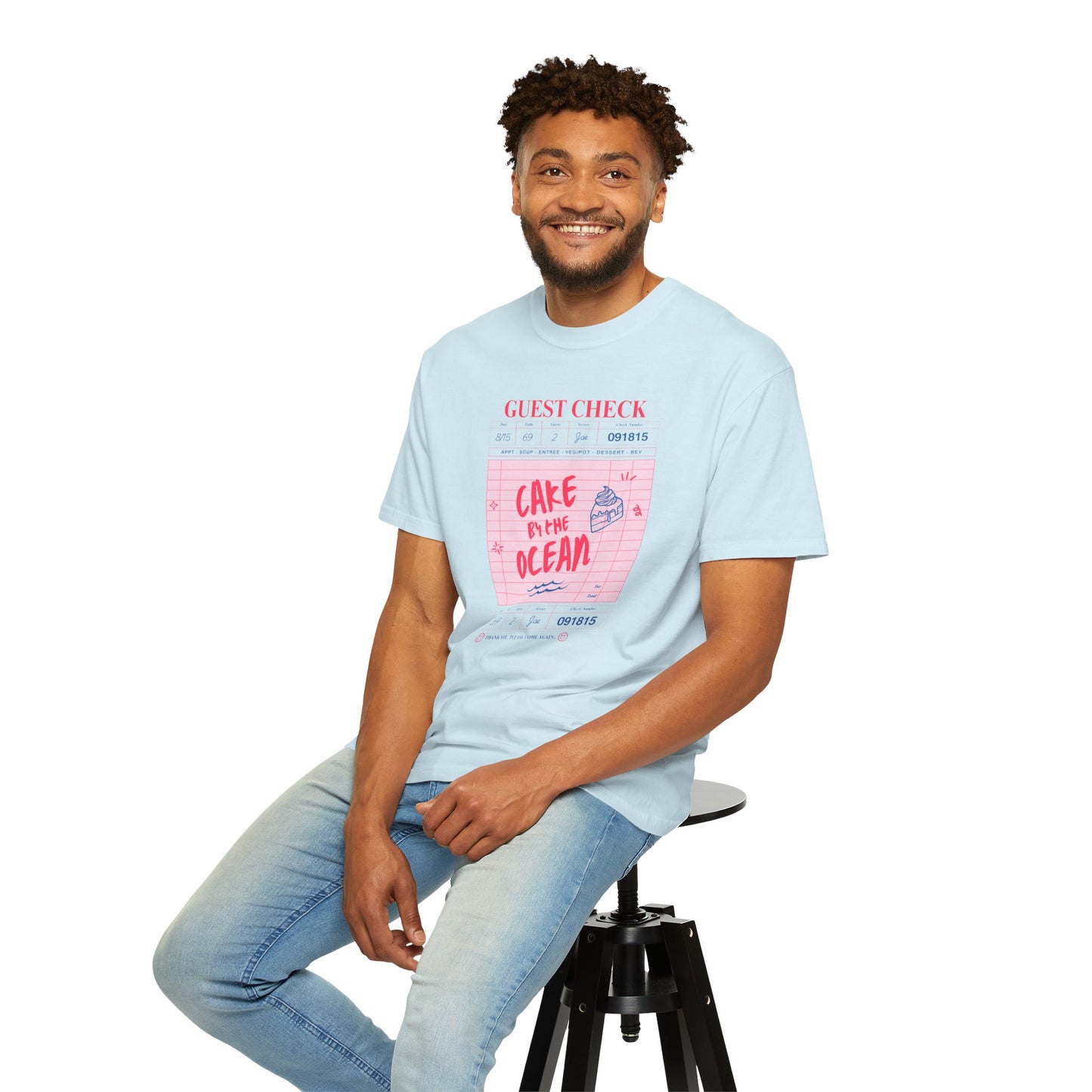 Cake By The Ocean Check Tee