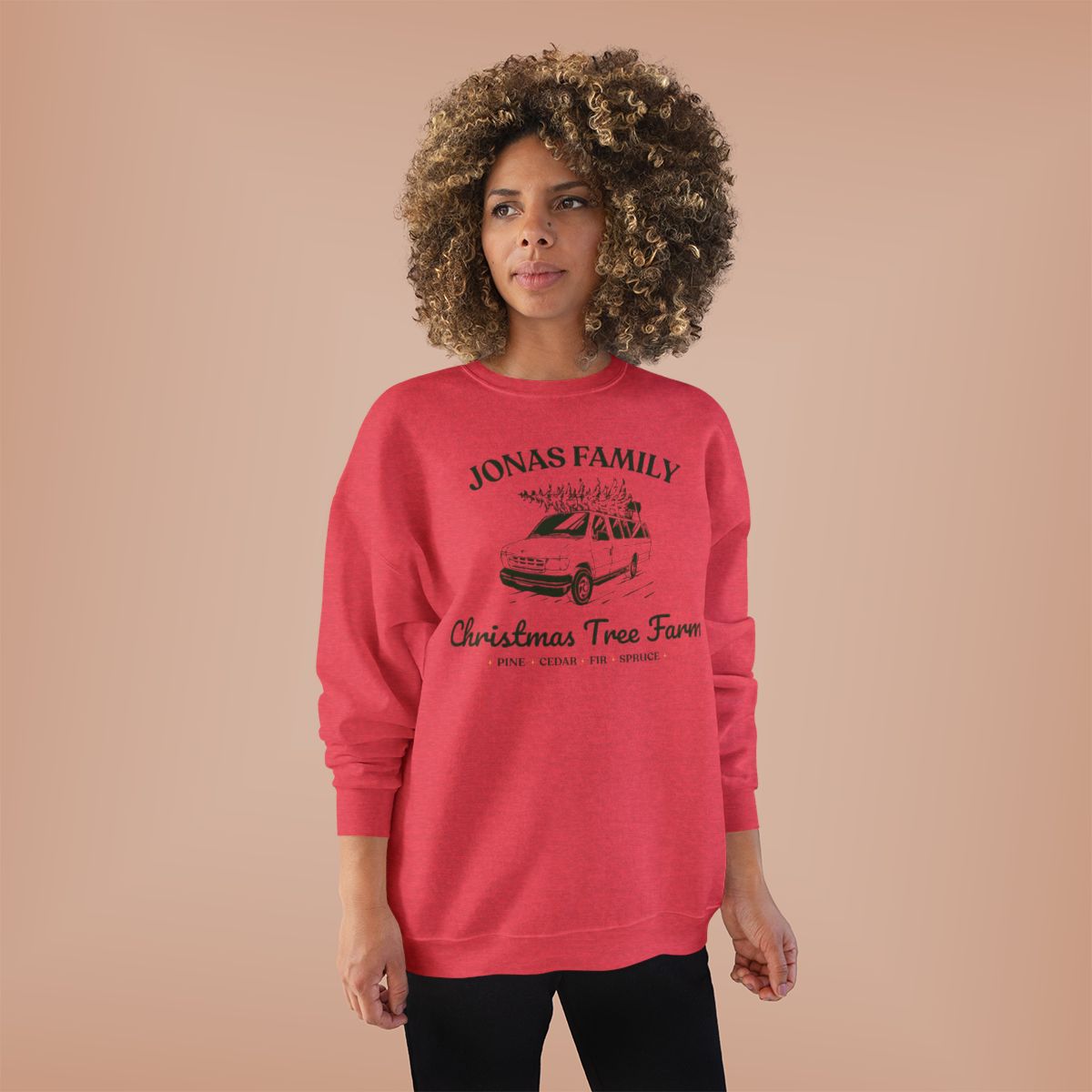 Jonas Family Christmas Tree Farm Crewneck