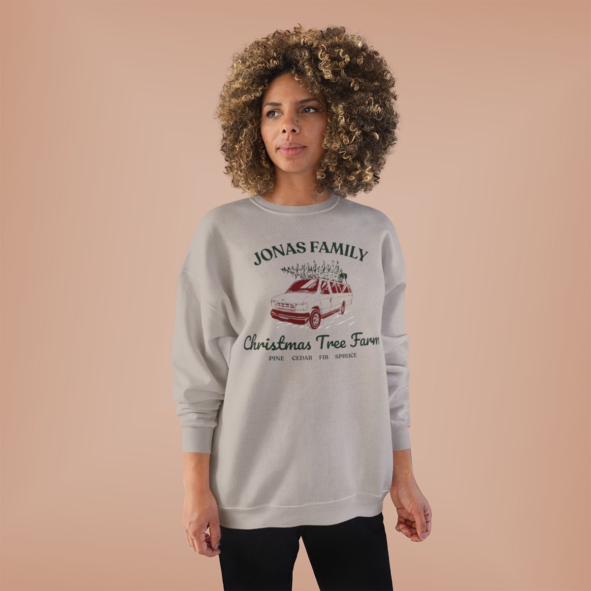 Jonas Family Christmas Tree Farm Crewneck