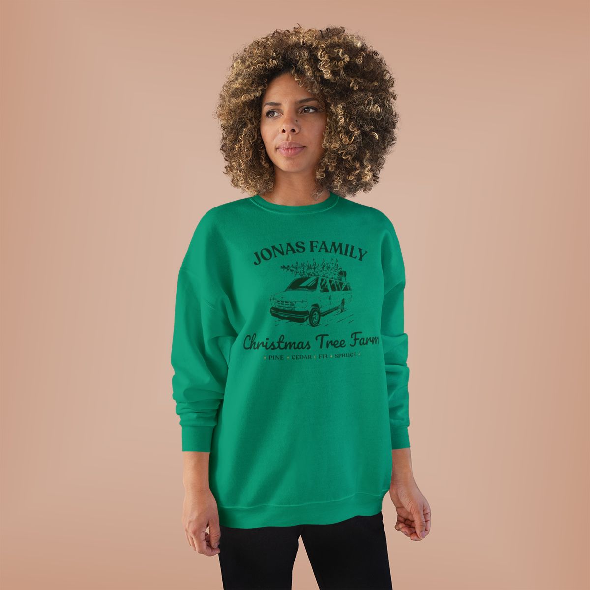Jonas Family Christmas Tree Farm Crewneck