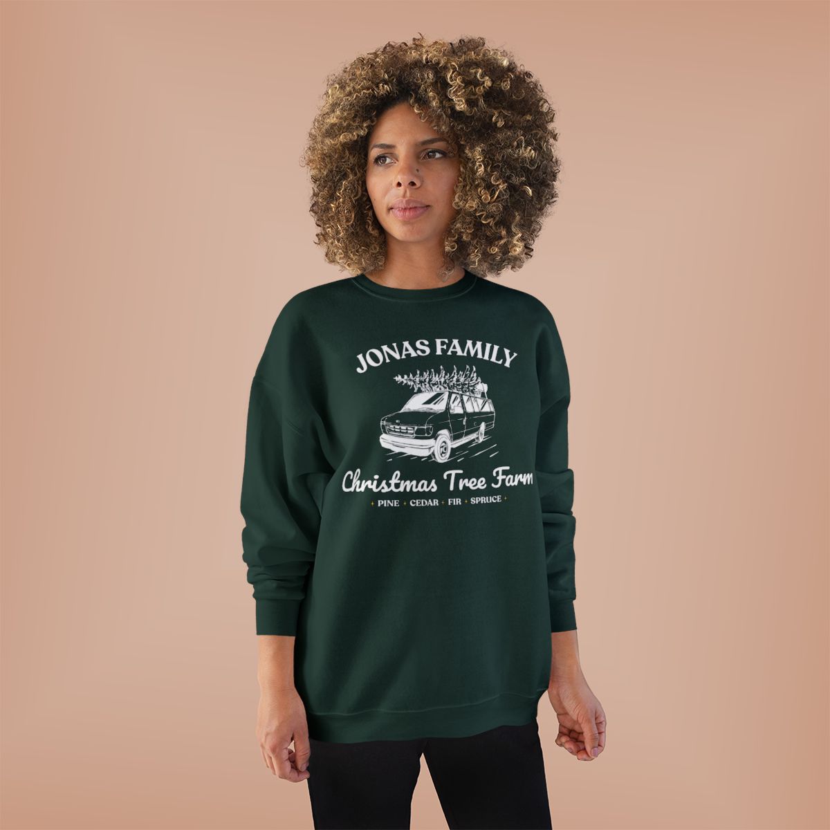 Jonas Family Christmas Tree Farm Crewneck
