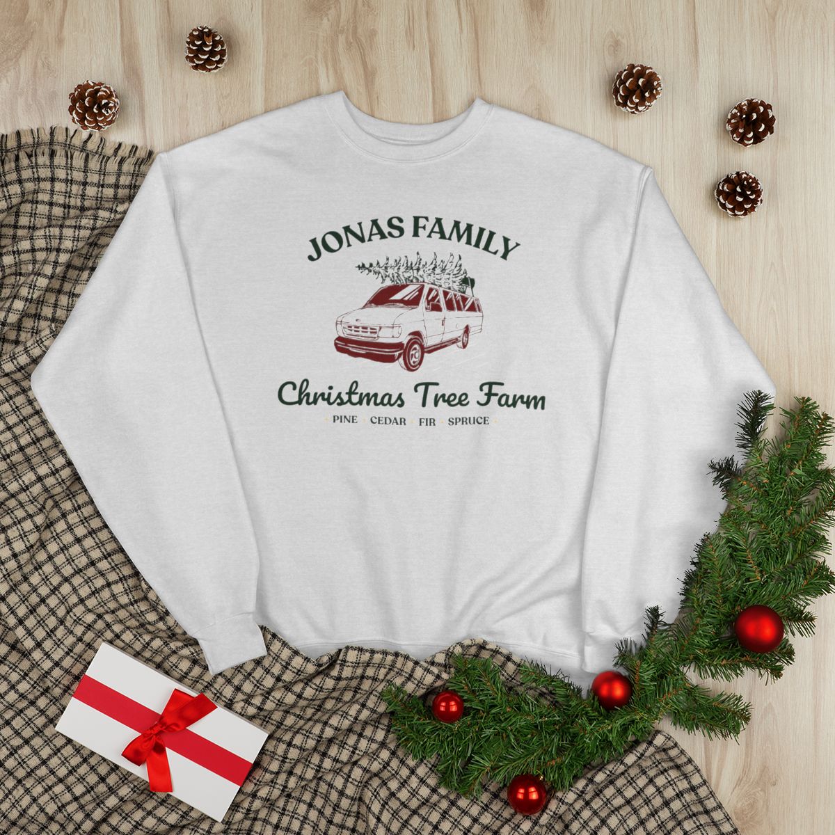 Jonas Family Christmas Tree Farm Crewneck